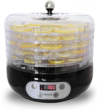 フードドライヤー タイマー付き 食品乾燥機 野菜乾燥機 電気食品脱水機 5層大容量 35℃から70℃までの温度設定 1時間~24の時間設定 ヘルシー ドライフードメーカー 家庭用 黑